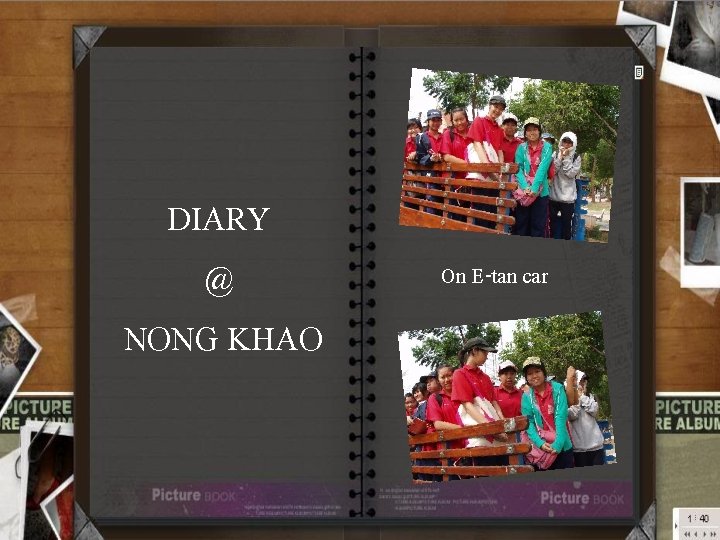 DIARY @ NONG KHAO On E-tan car 