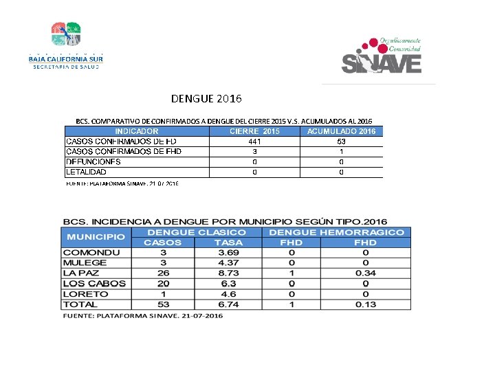 DENGUE 2016 