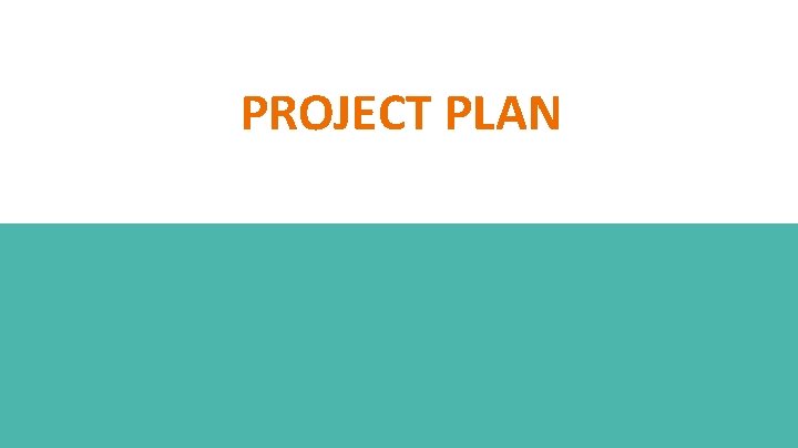 PROJECT PLAN 