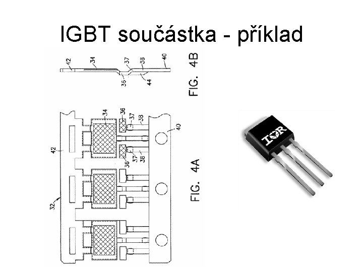 IGBT součástka - příklad 