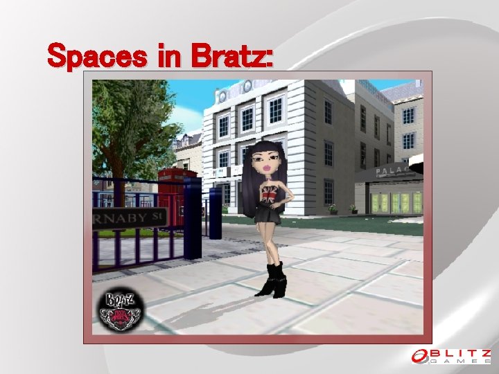 Spaces in Bratz: 
