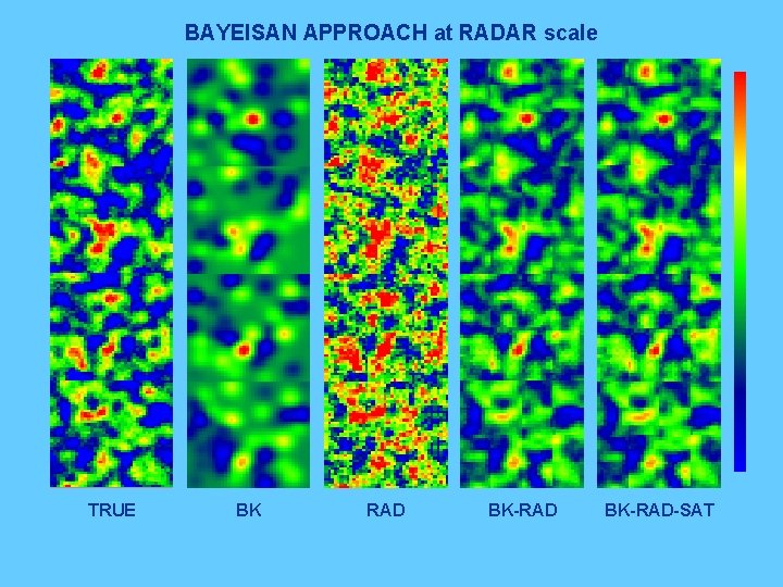 BAYEISAN APPROACH at RADAR scale TRUE BK RAD BK-RAD-SAT 