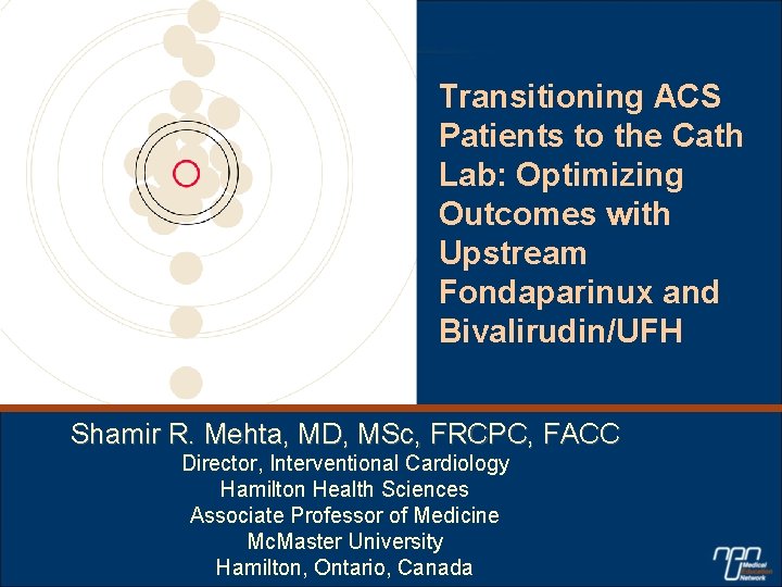 Transitioning ACS Patients to the Cath Lab: Optimizing Outcomes with Upstream Fondaparinux and Bivalirudin/UFH