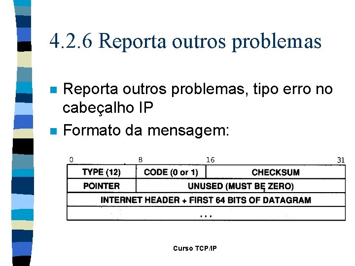 4. 2. 6 Reporta outros problemas n n Reporta outros problemas, tipo erro no