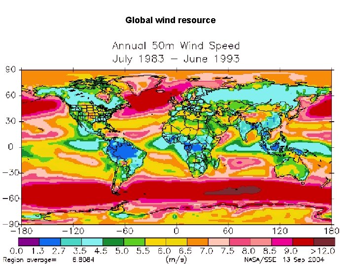 Global wind resource 