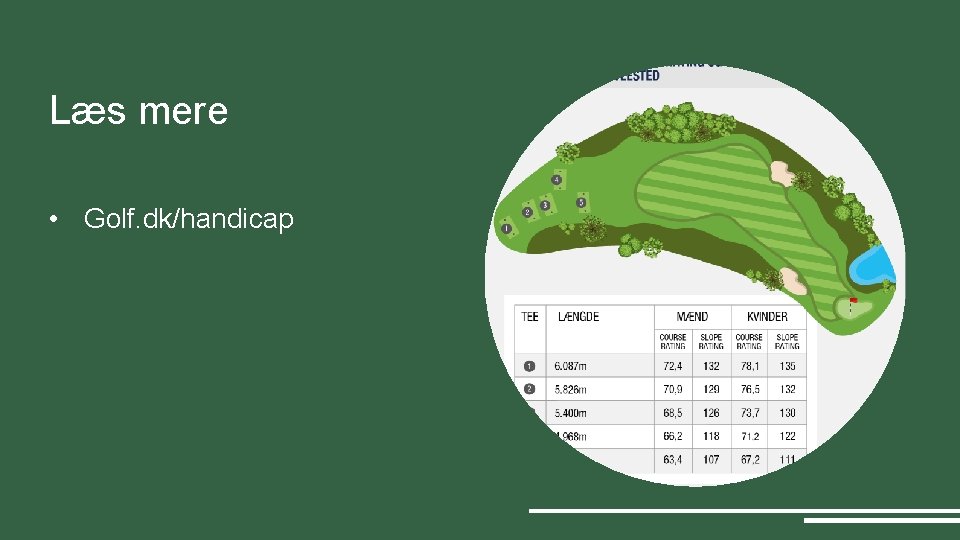 Læs mere • Golf. dk/handicap 