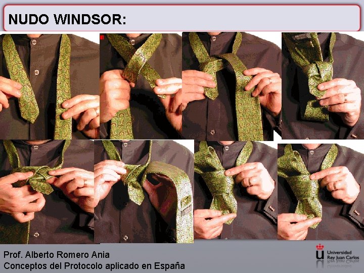 NUDO WINDSOR: Prof. Alberto Romero Ania Conceptos del Protocolo aplicado en España 