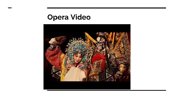 Opera Video 