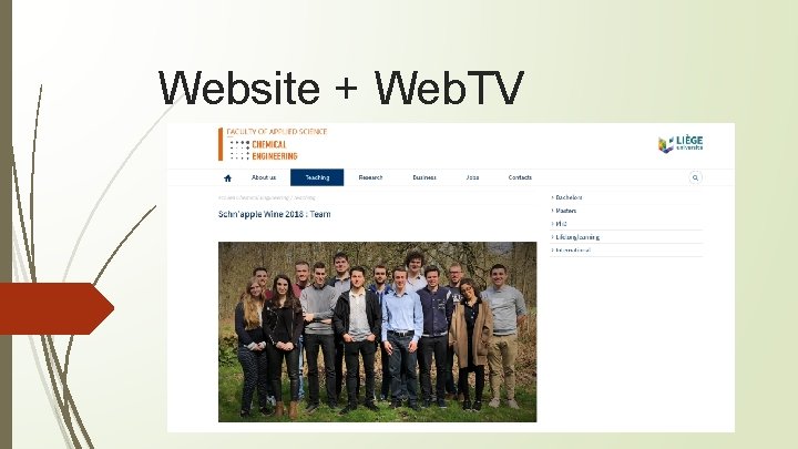 Website + Web. TV 