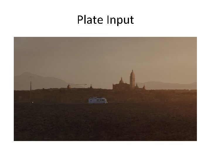 Plate Input 