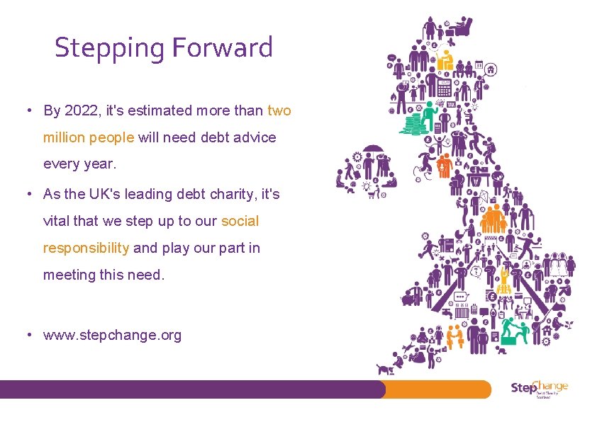 Stepping Forward • By 2022, it's estimated more than two million people will need