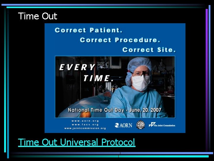 Time Out Universal Protocol 