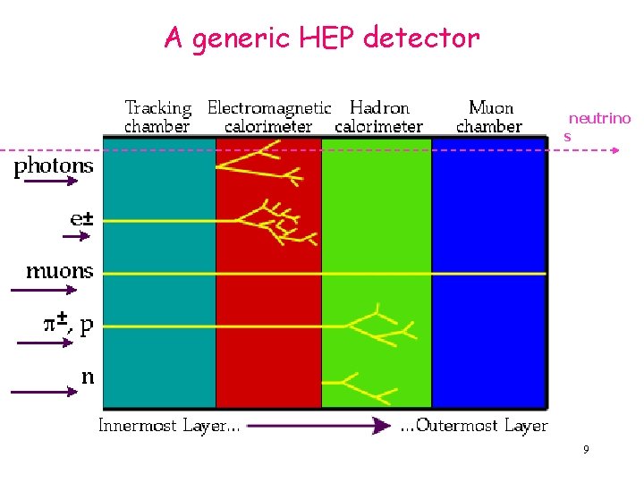 A generic HEP detector neutrino s 9 