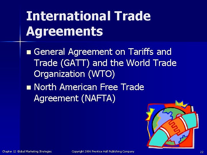 International Trade Agreements General Agreement on Tariffs and Trade (GATT) and the World Trade