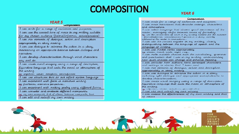 COMPOSITION YEAR 5 YEAR 6 