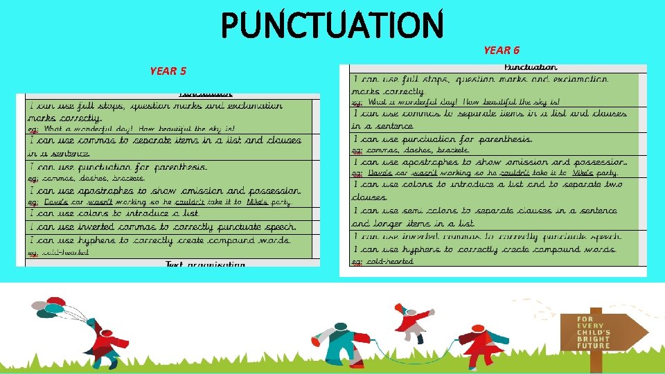 PUNCTUATION YEAR 5 YEAR 6 