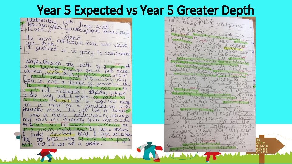Year 5 Expected vs Year 5 Greater Depth 