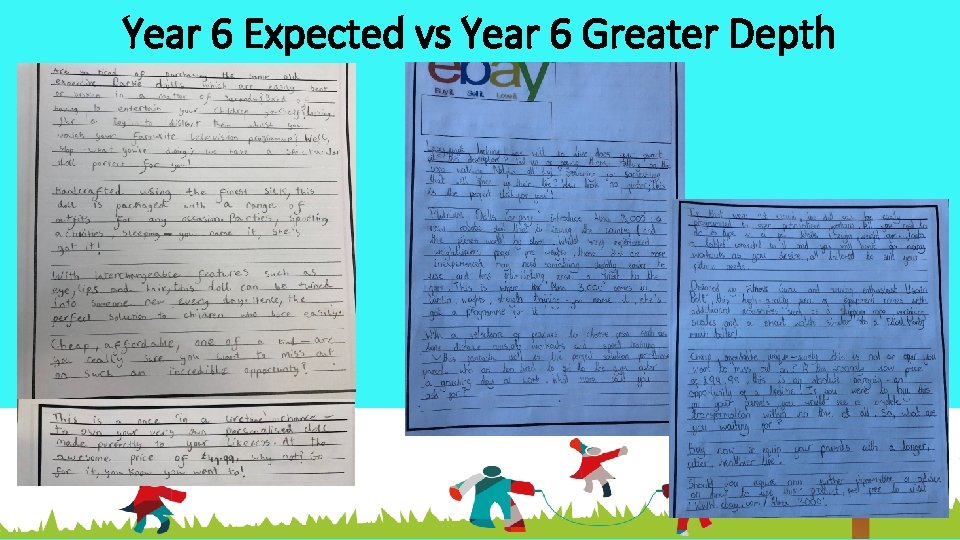 Year 6 Expected vs Year 6 Greater Depth 