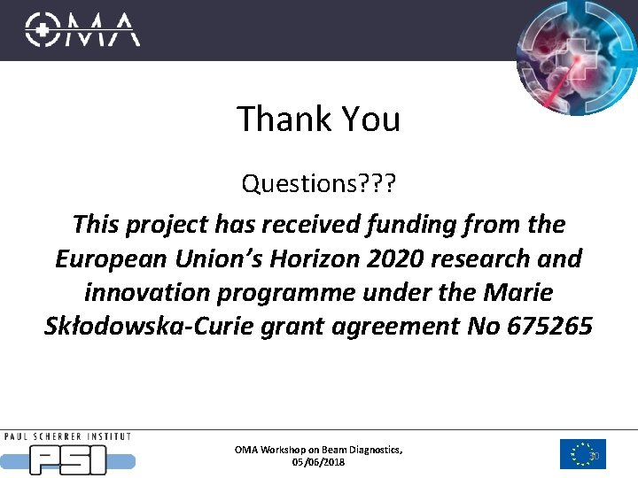 Thank You Questions? ? ? This project has received funding from the European Union’s