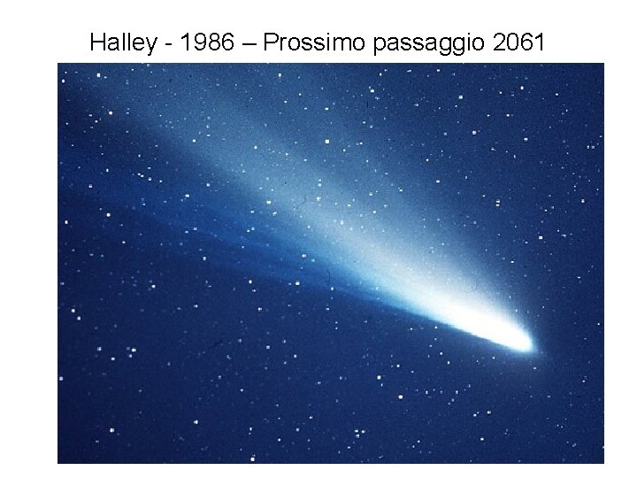Halley - 1986 – Prossimo passaggio 2061 