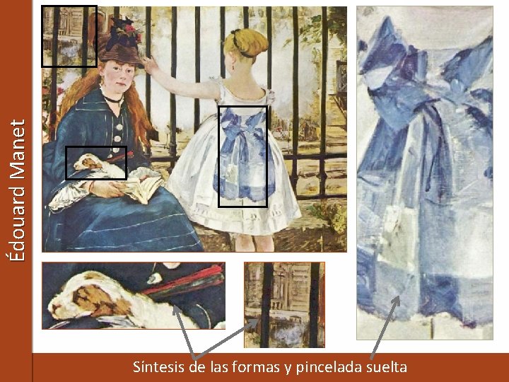 Édouard Manet Síntesis de las formas y pincelada suelta 