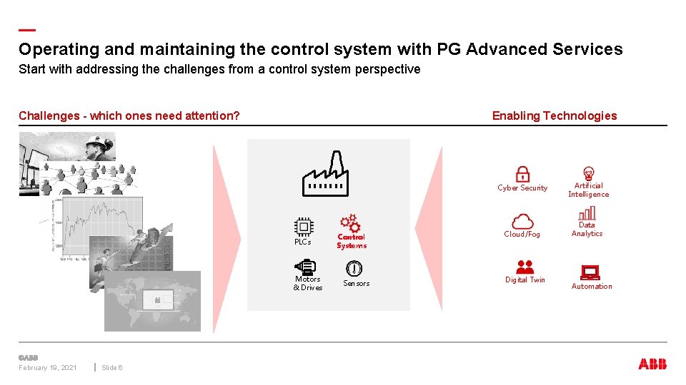 — Operating and maintaining the control system with PG Advanced Services Start with addressing