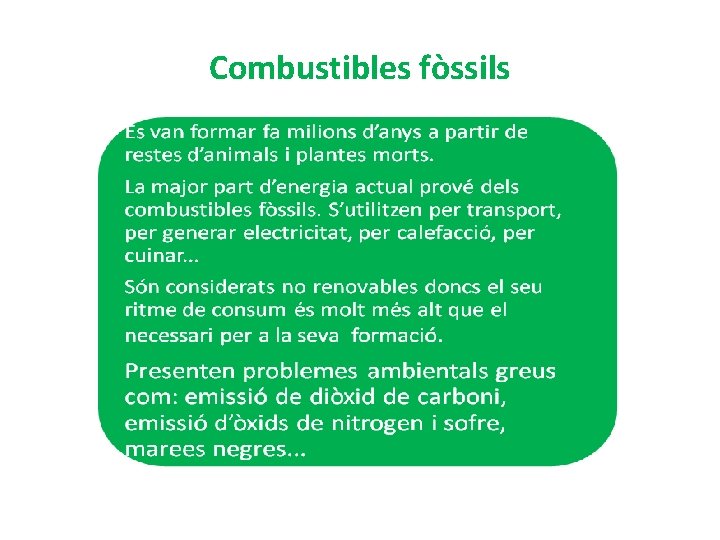 Combustibles fòssils 