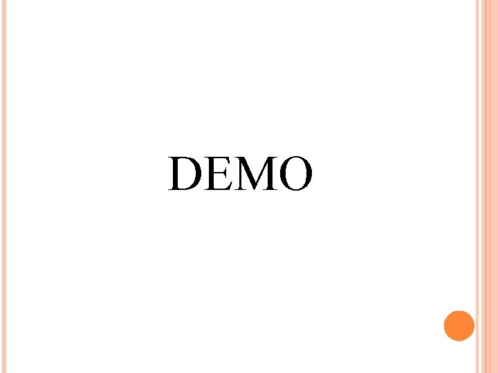 DEMO 