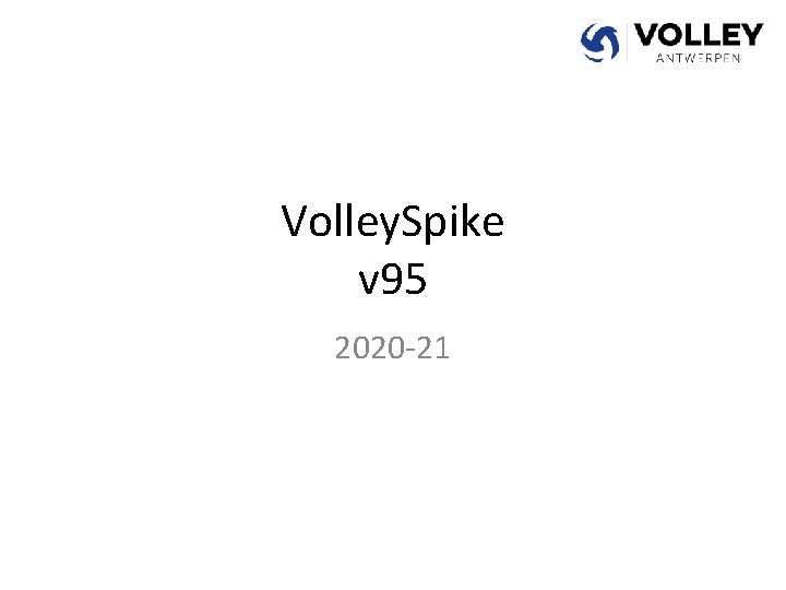 Volley. Spike v 95 2020 -21 