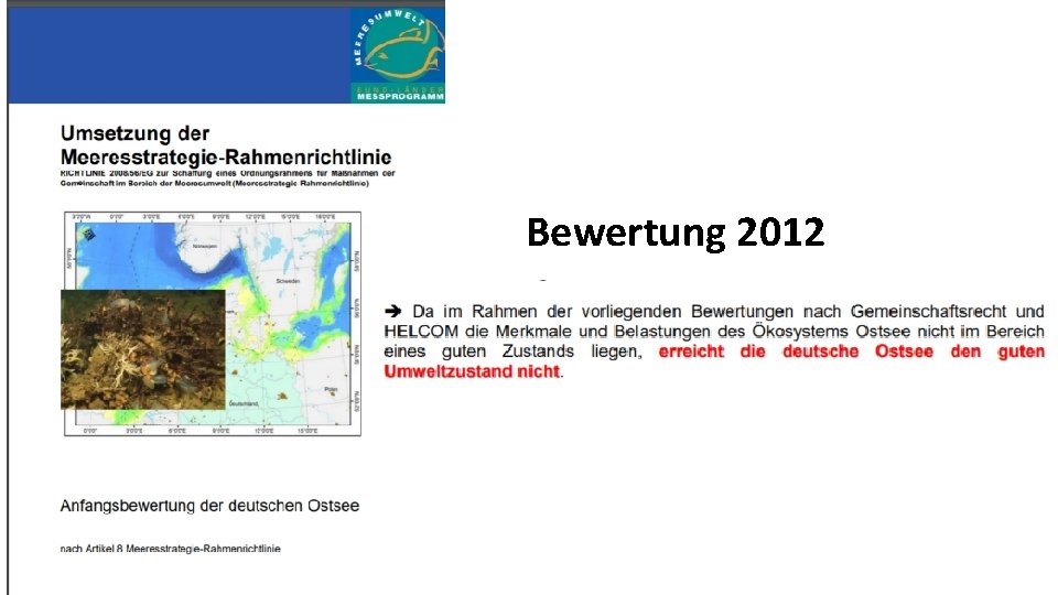 Bewertung 2012 