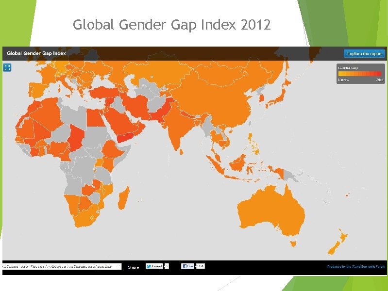 Global Gender Gap Index 2012 