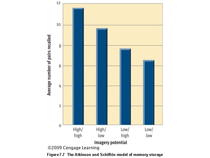 Figure 7. 7 The Atkinson and Schiffrin model of memory storage 