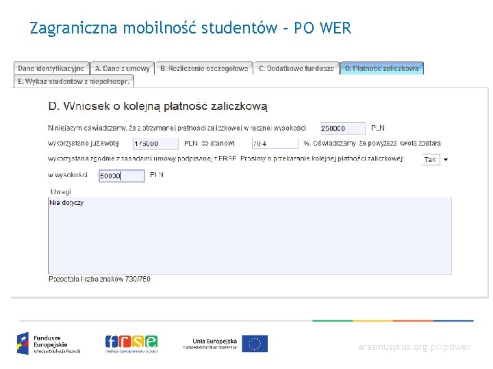Zagraniczna mobilność studentów – PO WER erasmusplus. org. pl/power 