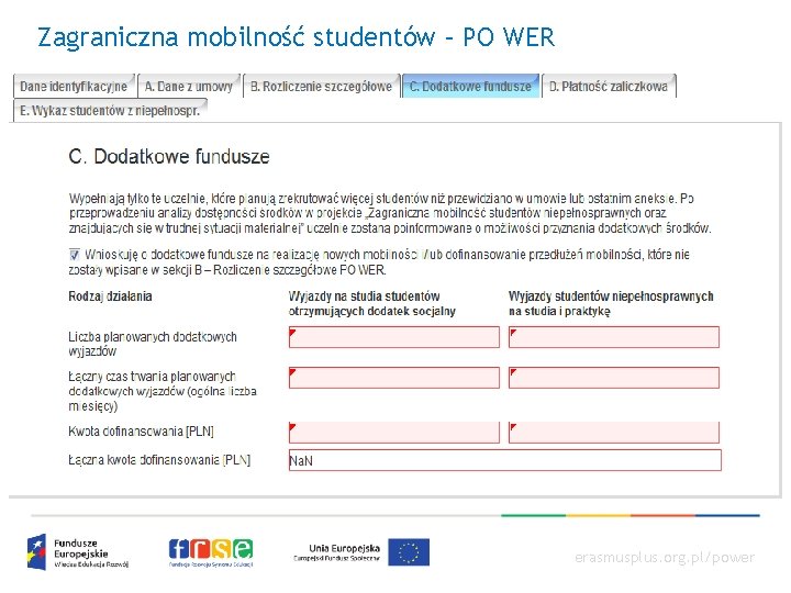 Zagraniczna mobilność studentów – PO WER erasmusplus. org. pl/power 