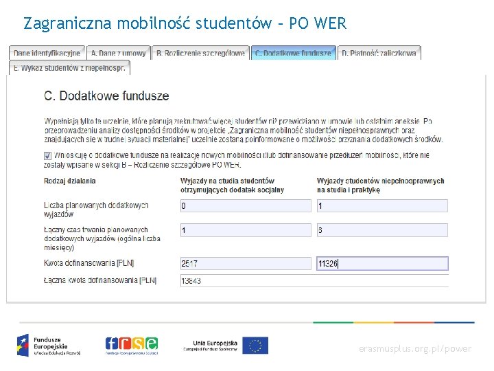 Zagraniczna mobilność studentów – PO WER erasmusplus. org. pl/power 