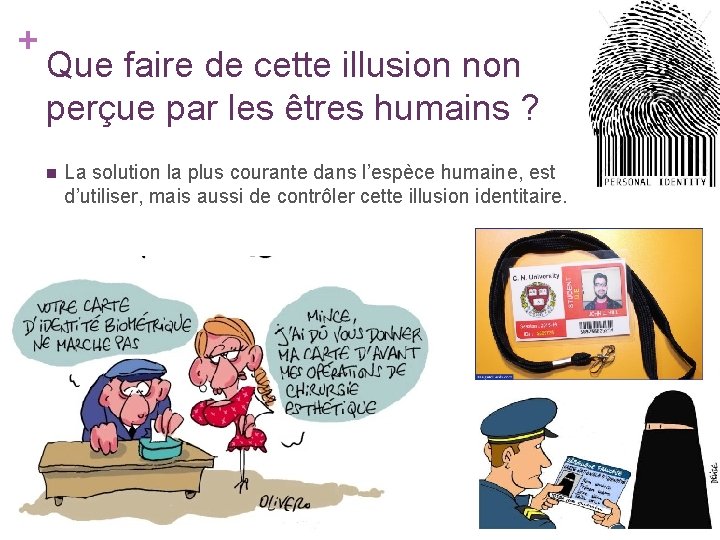 + Que faire de cette illusion non perçue par les êtres humains ? n