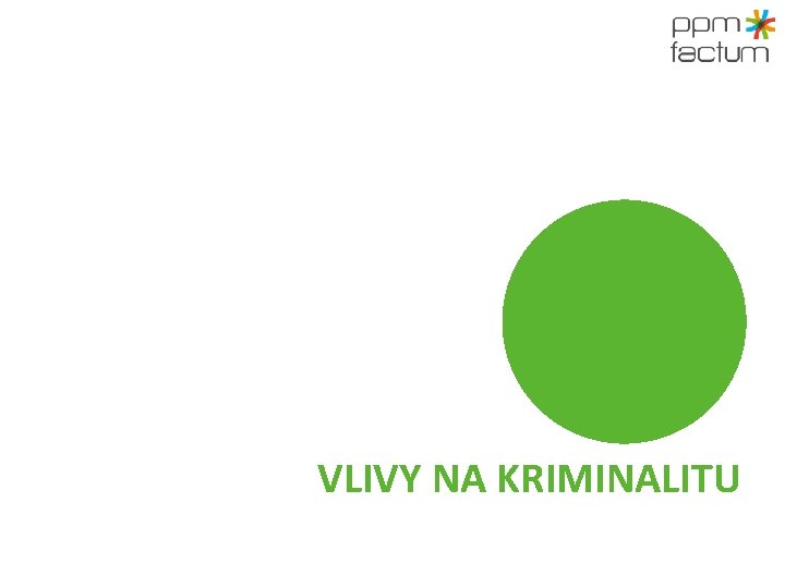 VLIVY NA KRIMINALITU 