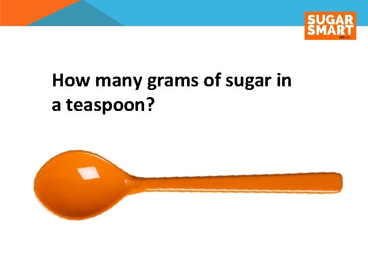 How many grams of sugar in a teaspoon? 