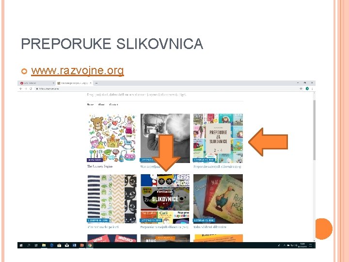 PREPORUKE SLIKOVNICA www. razvojne. org 