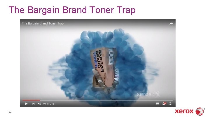 The Bargain Brand Toner Trap 14 