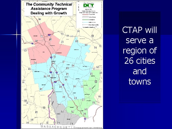 CTAP will serve a region of 26 cities and towns 