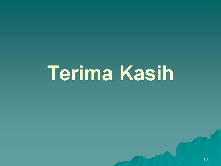 Terima Kasih 13 