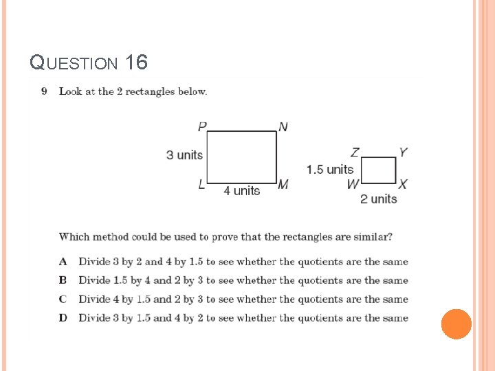 QUESTION 16 