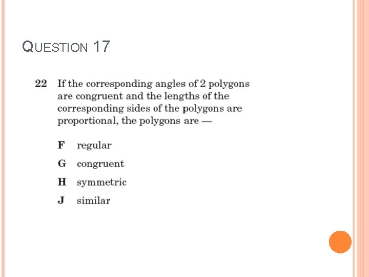 QUESTION 17 