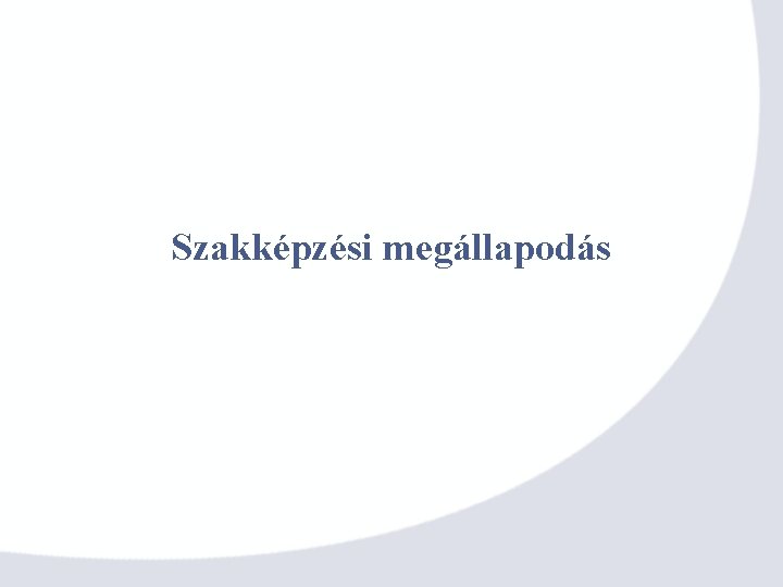 Szakképzési megállapodás 