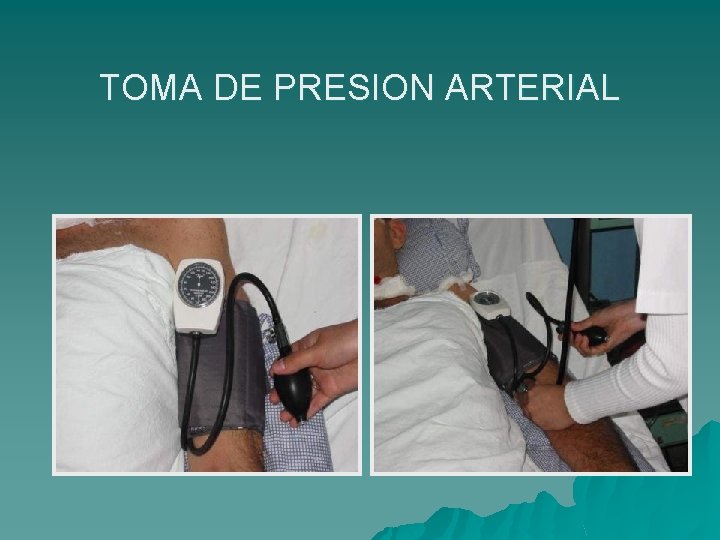TOMA DE PRESION ARTERIAL 