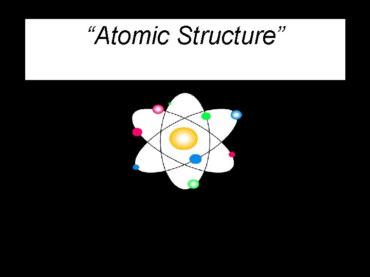 “Atomic Structure” 