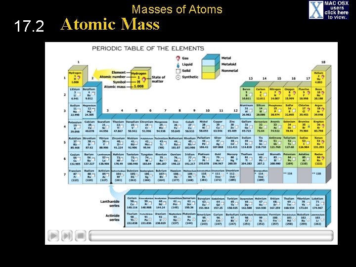 Masses of Atoms 17. 2 Atomic Mass 