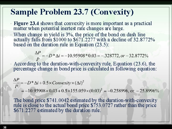 Sample Problem 23. 7 (Convexity) • • 38 Figure 23. 4 shows that convexity