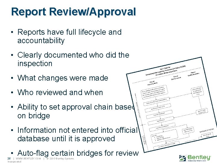 Report Review/Approval • Reports have full lifecycle and accountability • Clearly documented who did